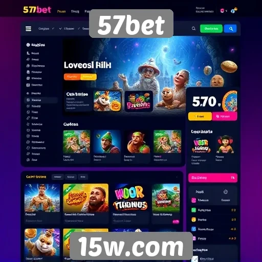 Interface do usuário do 57bet inspira engajamento